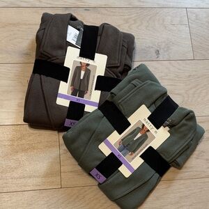 Natty M Brown and Green Cardigan Blazer cut